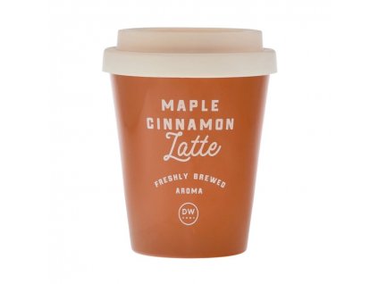 DW HOME vonná svíčka ve skle Maple Cinnamon Latte, střední