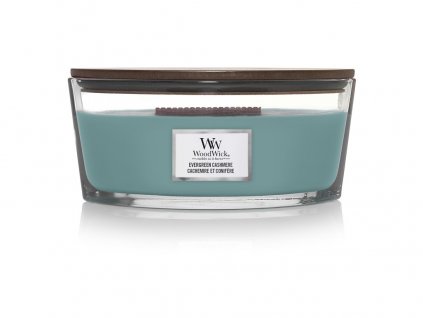 Vonná svíčka ve skle Evergreen Cashmere, loď