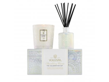 Voluspa – Luxusní dárková sada Sparkling Cuveé, 2ks