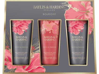 Baylis & Harding – Dárková sada krémů na ruce Tropický Ráj, 3x50ml