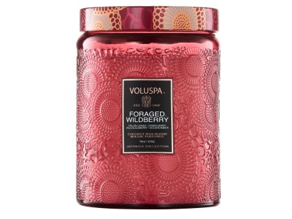 Voluspa – Vonná svíčka ve skle Foraged Wildberry, Velká