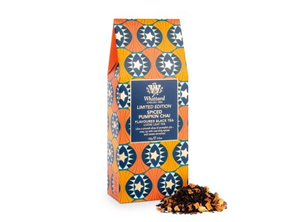 Whittard sypaný černý čaj Spiced Pumpkin Chai, 100 g – balení