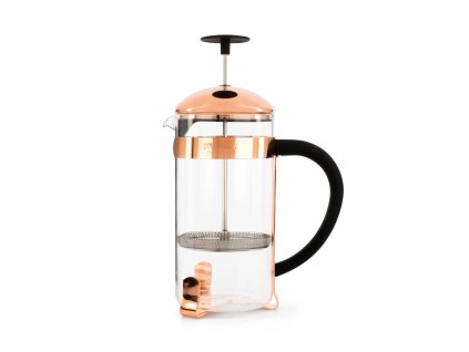 Whittard měděný French Press 1 l, prázdný v detailu