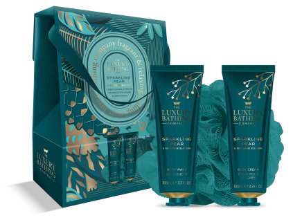 Grace Cole Sparkling Pear & Nectarine Blossom – dárková sada péče o tělo 3 ks