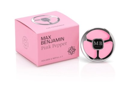 Vůně do auta Max Benjamin Pink Pepper s držákem a náplní