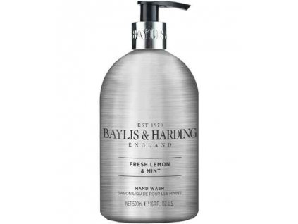 BAYLIS & HARDING tekuté mýdlo Fresh Lemon & Mint, 500ml