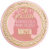 Voluspa mini svíčka Perfectly Pink Yuzu Wicked v růžové dóze s embosovaným víčkem