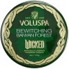 Luxusní vonná svíčka Voluspa Bewitching Banyan Forest v plechové dóze, limitovaná edice Wicked