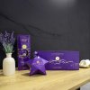 Detailní pohled na dárkovou sadu Grace Cole Levandule – sprchový gel, krém a krystalky do koupele
