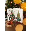 Otevřený čajový adventní kalendář English Tea Shop u vánočního stromku