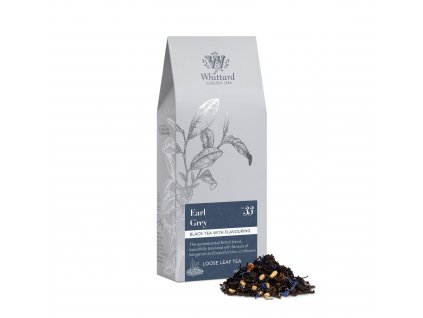 Whittard – Sypaný čierny čaj Earl Grey, 100g