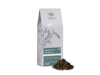Whittard – Sypaný zelený čaj Mango & Bergamot, 100g