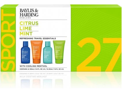 Baylis & Harding – Pánska darčeková sada Limetka a Mäta, 4ks