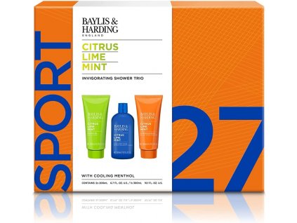 Baylis & Harding – Pánska darčeková sada Limetka a Mäta, 3ks