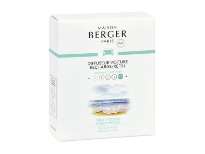 Maison Berger – Náplň do vône do auta Ocean Breeze, 2ks