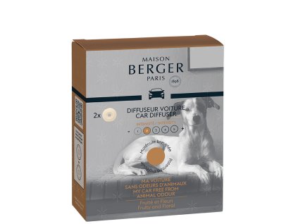 Maison Berger – Náplň do vône do auta Anti Odour My Pet, 2ks