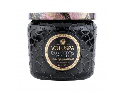 Voluspa – Vonná sviečka v skle Pink Citron Grapefruit, Malá