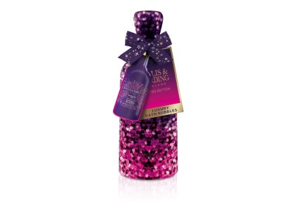 Baylis & Harding – Darčeková flitrová pena do kúpeľa Fík a Granátové Jablko, 750ml