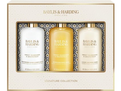 Baylis & Harding – Darčeková sada starostlivosti o telo Sladká Mandarinka a Grapefruit, 3x300ml