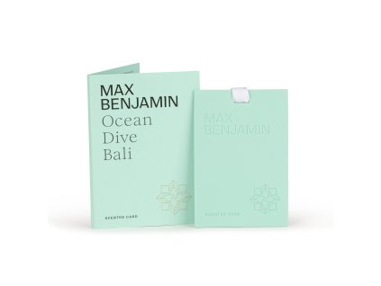 Luxusná vonná karta Max Benjamin Ocean Dive Bali - svieža morská vôňa