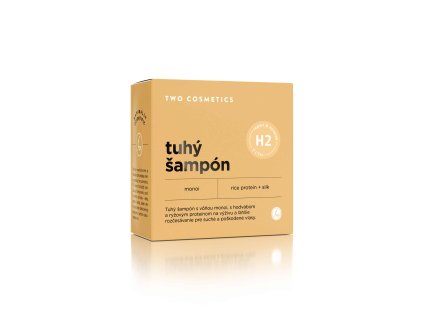 Tuhý šampón REPAIR & NOURISH od TWO Cosmetics – balenie s výťažkami z hodvábu a ryžového proteínu pre poškodené vlasy