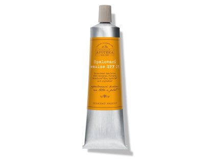 Havlíkova Apotéka – Opaľovacia emulzia SPF 15, detail produktu