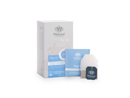 Wellness čaj Whittard Digest – porciované vrecko a krabička