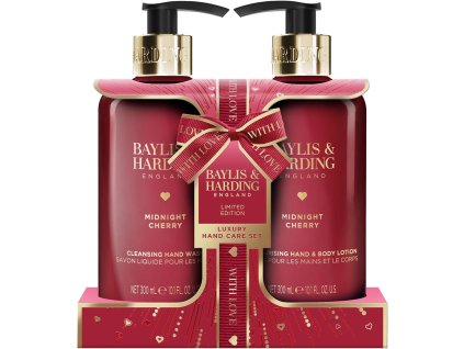 Darčeková sada Baylis & Harding Midnight Cherry - tekuté mydlo a telové mlieko