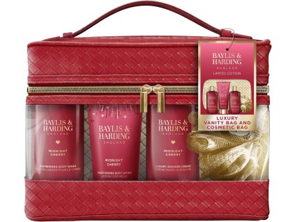 Darčeková sada Baylis & Harding Midnight Cherry v kozmetickej taške