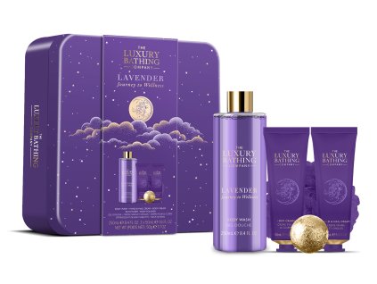 Luxusná darčeková sada Grace Cole Levanduľa v plechovej dóze