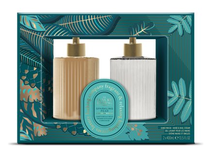 Grace Cole Sparkling Pear & Nectarine Blossom - sada starostlivosti o ruky 2 × 400 ml