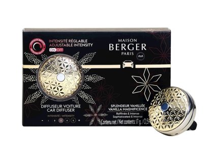 Vôňa do auta Maison Berger Pomelis ON/OFF Vanilla Magnificence - Vznešená Vanilka v darčekovom balení