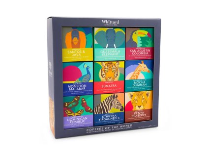 Whittard Coffees of the World darčeková sada 9 káv v krabičke