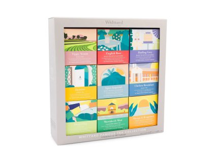 Darčeková sada Whittard Famous Tea Collection s deviatimi druhmi čajov