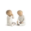 Willow Tree – Dvojčata, ručně malovaná figurka dvou miminek symbolizující sourozenecké pouto