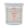 DW Home North Pole – biela vonná sviečka v skle s motívom vianočných svetielok