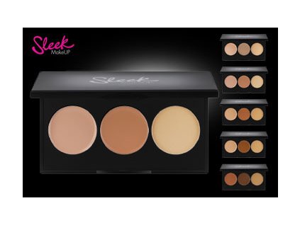 Sleek MakeUp Corrector and  Concealer pudr + 2 korekce (Odstín 05)