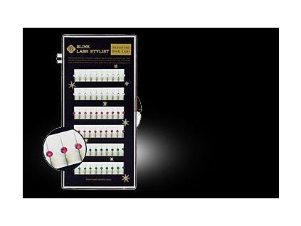 JEWEL LASH kamínkové řasy J 0,15 (Odstín J 0,15/ 13 - světle růžové + žluté + tmavě růžové)