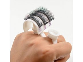 glue ring adhesive eyelash pallet holder set makeup kit tool make