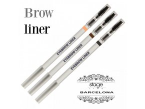 Eyebrow liner - black (Odstín hnědá)