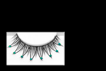 - 30% SLEVA Umělé řasy černé  s kamínky