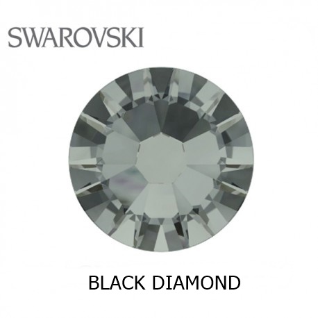 BR Kamínky Swarovski balení 25 kusů Varianta: Black Diamond