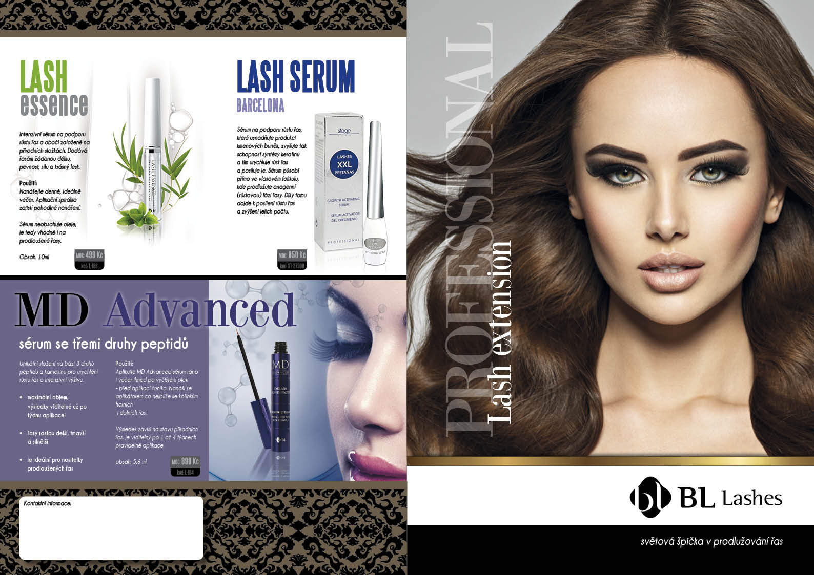 Mini katalog A4 - doplňky pro řasy - pro Vaše zákaznice Varianta: ZDARMA (viz popis)