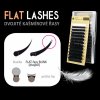 Flat lash - dvojité kašmírové řasy  - MIX délky 7 -14 mm (Délka D 0,15 MIX 7 - 14 mm)