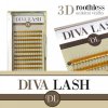 DIVA 3D objemové vějířky ROOTHLESS - zakřivení C 0,07 - balení 12 řad (Délka 13 mm)