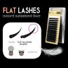 Flat lash - dvojité kašmírové řasy B 0,15 (Odstín 14 mm)