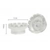 50pcs 100pcs Eyelash Glue Holder Grafting Eyelashes Quick Blossom Cup Ring Eyelash Extension Adhesive Stand False