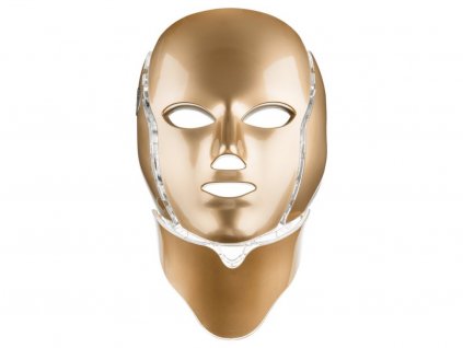 PALSAR7 Ošetřující LED maska na obličej a krk (zlatá) - Rozbaleno skladem