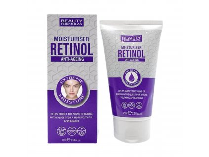 BEAUTY FORMULAS Anti-ageing hydratační krém s Retinolem proti vráskám 75ml