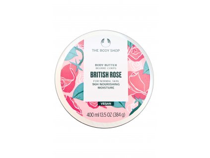 The Body Shop Tělové máslo British rose 400 ml